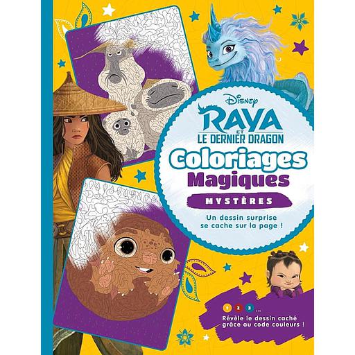 Raya et le dernier dragon  - Coloriages Magiques - Mystères