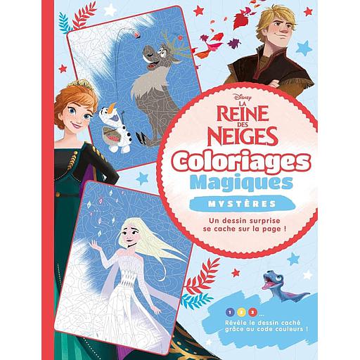 La Reine des Neiges (Anna et Kristoff)  - Coloriages Magiques - Mystères