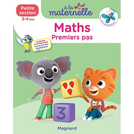 [MAG776890] A la maternelle, Maths Petite section  - Premiers pas. Avec plein d'autocollants