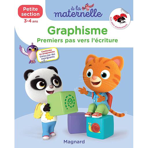 [MAG776852] A la maternelle, Graphisme Petite section  - Premiers pas vers l'écriture. Avec plein d'autocollants