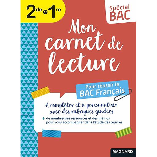 [MAG774650] Spécial Bac Mon carnet de lecture Bac Français Bac 2023: Toutes mes lectures en un seul carnet !