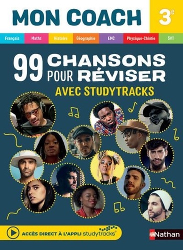 [NAT193585] Mon coach 3e - 99 chansons pour réviser avec Studytracks