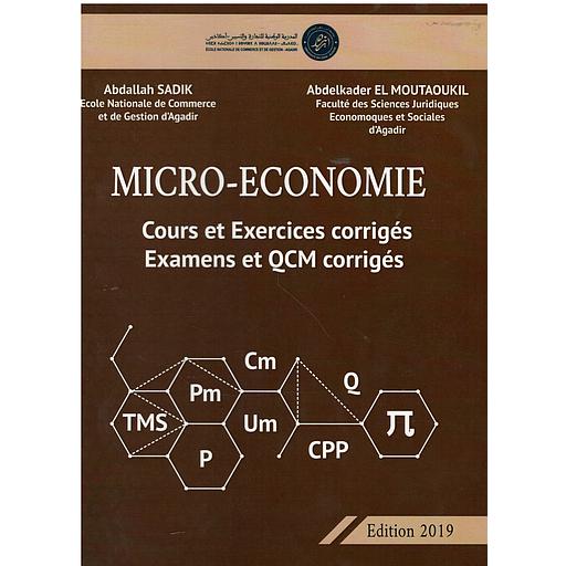 Micro-Economie cours et exercices corrigés examens et QCM corrigés