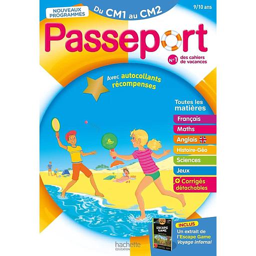 Cahier de vacances  - Du CM1 au CM2