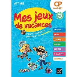 Mes jeux de vacances du CP vers le CE1