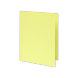 Chemise Cartonnée Jaune 180G Paquet de 100