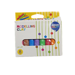 Boite pate a modeler de 8 Couleurs 120G