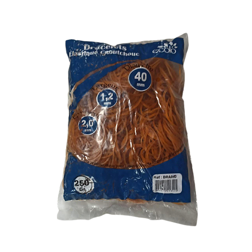 [6973834558075] Sachet de Elastique Diamètre 40 MM 250G