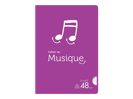 [CTE1297] Cahier de Musique 21*29.7 48 Pages 70G