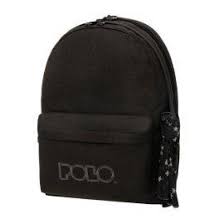 [2002] Sac à Dos Polo Double Scarf Tissu Noir 901-235