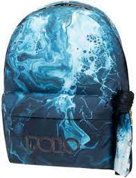 [8171] Sac à Dos Polo Scarf Tissu Art Bleu
