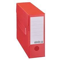 Boite Archive en Plastique Rouge 8CM