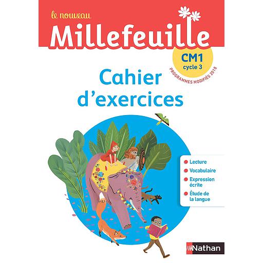 [NAT502231] Le nouveau Millefeuille CM1 - Cahier d'exercices - Prg modifiés 2018 - Edit 2023