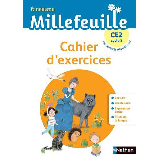 [NAT502230] Le nouveau Millefeuille CE2 - cahier d'activités - Programmes modifiés 2018 - éd 2023