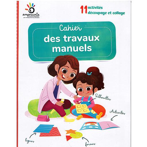 Empreinte cahier des travaux manuels maternelle 4/5 & 5/6