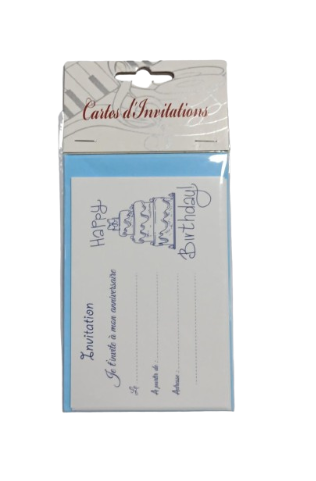 [K0015] Carte D'invitation