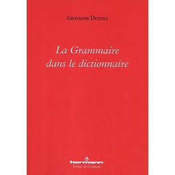 La grammaire dans le dictionnaire