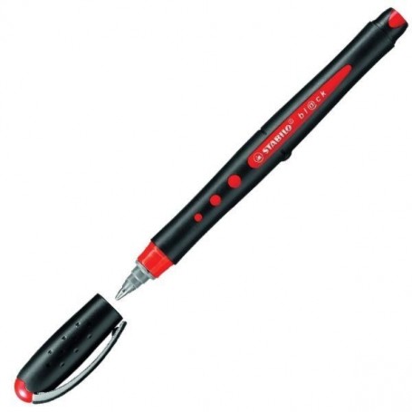 [1016/40] Stylo Roller  bl@ck Rouge Fine