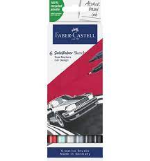 [164813] Set de 6 Pro marker GOFA-CAR DESIGN