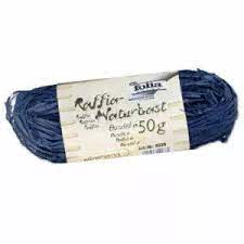 [9035] Raphia 50Grs Bleu