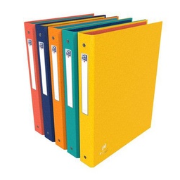Classeur Bicolor - A4 dos de 40 mm - Assortis - Oxford