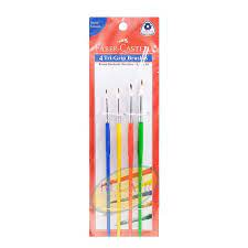 [166401] Set de 4 Pinceau TRI-GRIP Ronds