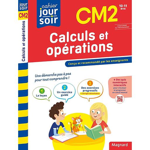 [MAG777163] Cahier du jour/Cahier du soir Calculs et opérations CM2