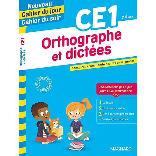 [MAG764040] Cahier du jour/Cahier du soir Orthographe et dictées CE1