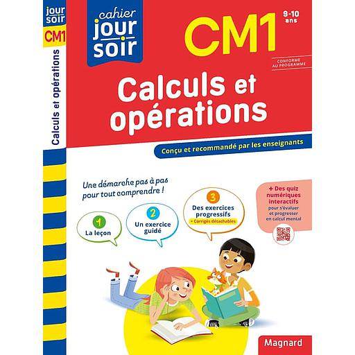 [MAG777156] Cahier du jour/Cahier du soir Calculs et opérations CM1