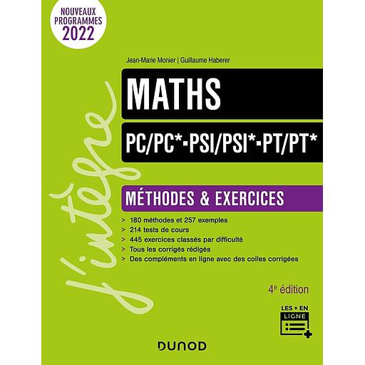 Maths PC/PC*-PSI/PSI*-PT/PT* - Méthodes & exercices