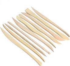 [E0222-12] Set de 12 Outils D'argile
