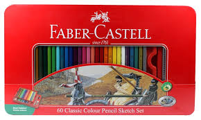 [115893] Boite de 60 Crayon de Couleur Classique