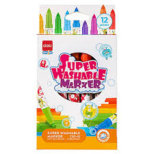 [EC155-12C] Boite de Feutre Deli Super Washable