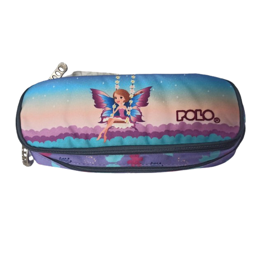 [62] Trousse Polo Oval 2 Compartiment Belike Mauve 937-252
