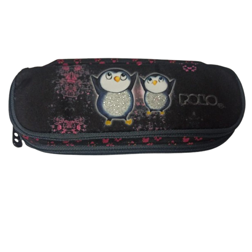 [02] Trousse Polo Oval 2 Compartiment Atomic Noir 937-229