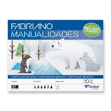 [0400003] Bloc Cartulina Blanca Manualidades 10 Feuilles