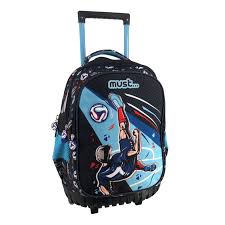 [585519] Cartable à Roulette 3 Compartiment  MUST N°17