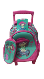 Cartable à Roulette 15" 2Pcs