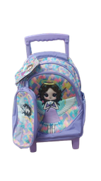 Cartable à Roulette 15" 2Pcs