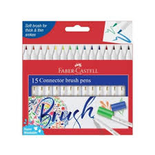 Boite de 15 Feutre Connectors Coloriage Brush