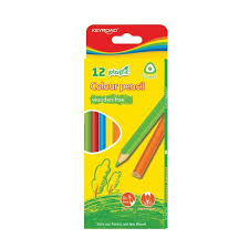 Boite de 12 Crayon de Couleur en PVC