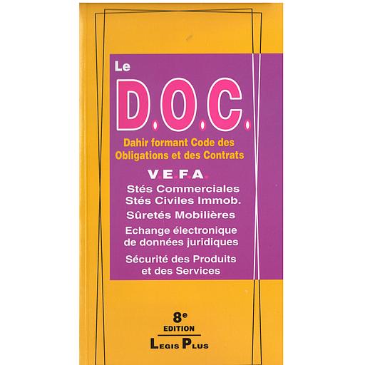 Le D.O.C Dahir Des Obligations et Des Contrats