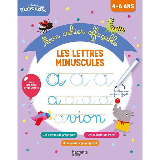 Mon cahier effaçable : Les lettres minuscules