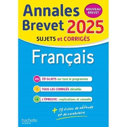 Français 3e Annales Brevet - Nouveau brevet