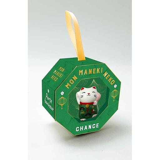Mon Maneki-neko porte-bonheur Chance - Avec 1 chat porte-bonheur en céramique