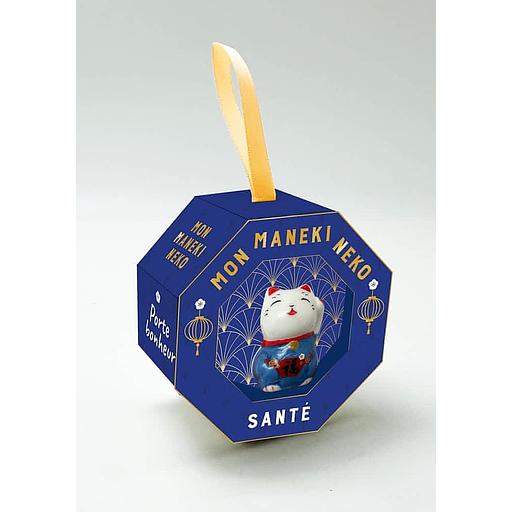 Mon Maneki-neko porte-bonheur Santé - Avec 1 chat porte-bonheur en céramique