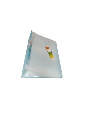 [7006] Sac Accordèon 4 Couleurs Pastel en Plastique