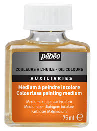 Médium à peindre incolore peinture à l'huile - Pébéo