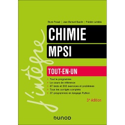 Campus Chimie Tout-en-un Mpsi - 3e Éd.