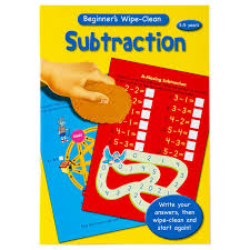 [9781842392676] Beginner's Wipe-Clean : Subtraction 3-5 Years